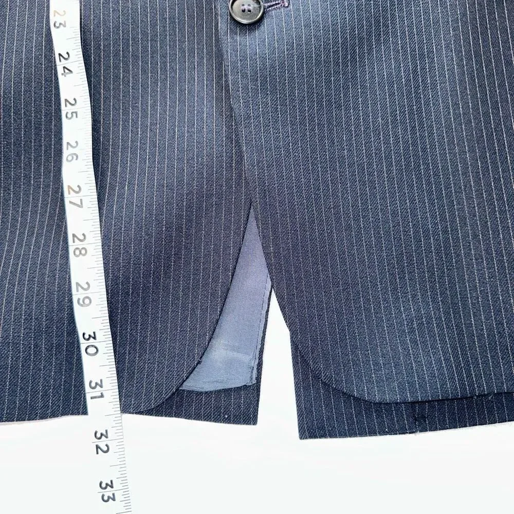 Vintage Levi Strauss & Co Navy Pinstriped Blazer Men’s‎ 46R Business Casual